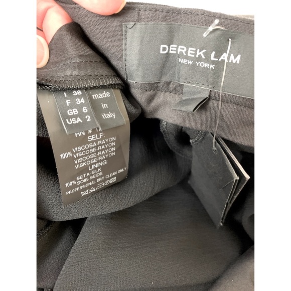 Derek Lam - High Waist - Tech Caddy Wide Leg Pants - Picture 8 of 8